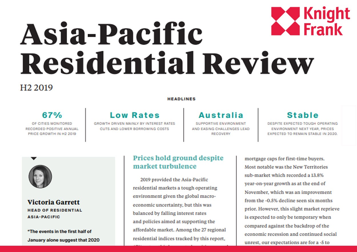 Asia Pacific Residential Review 2H 2019 | KF Map Indonesia Property, Infrastructure
